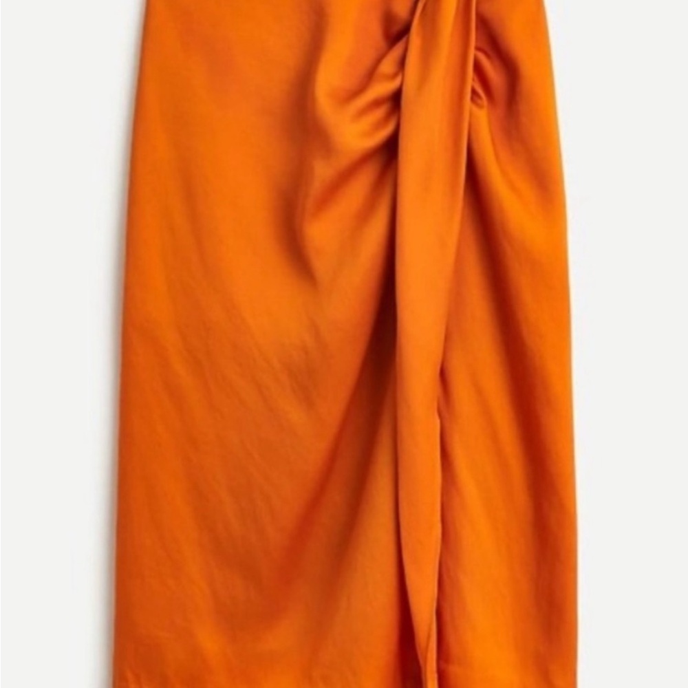 J. Crew Vibrant Orange Pencil Skirt